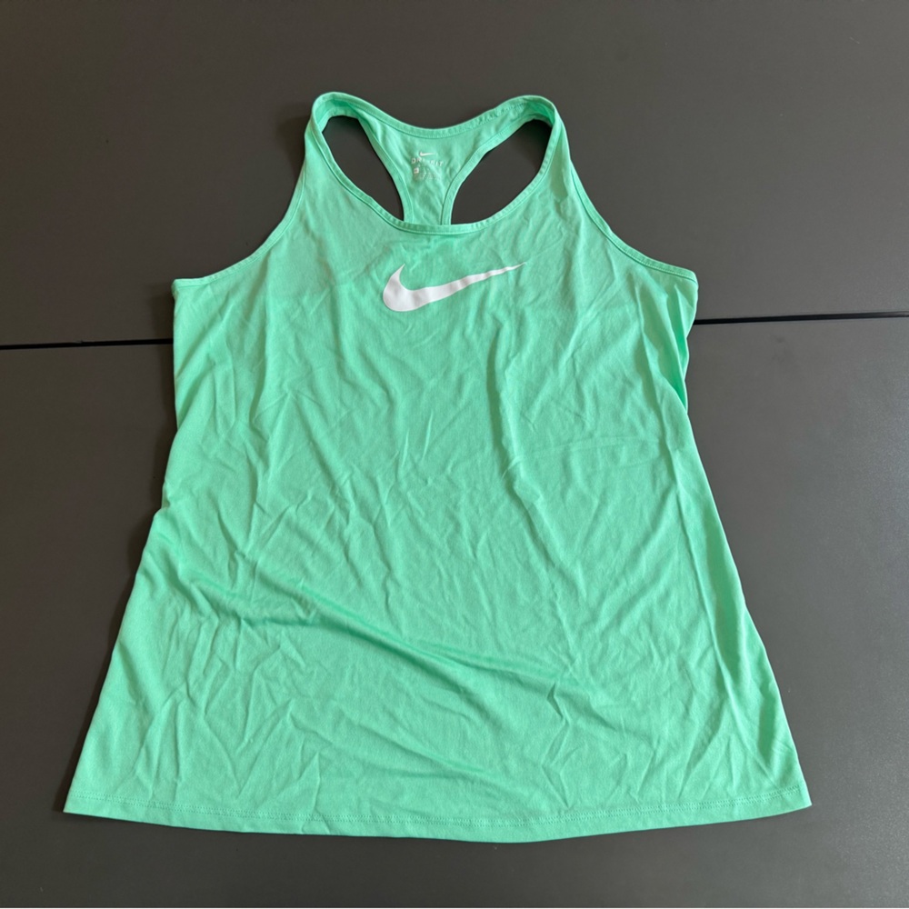 Nike Women's Light Mint Green Racerback Tank Top XL